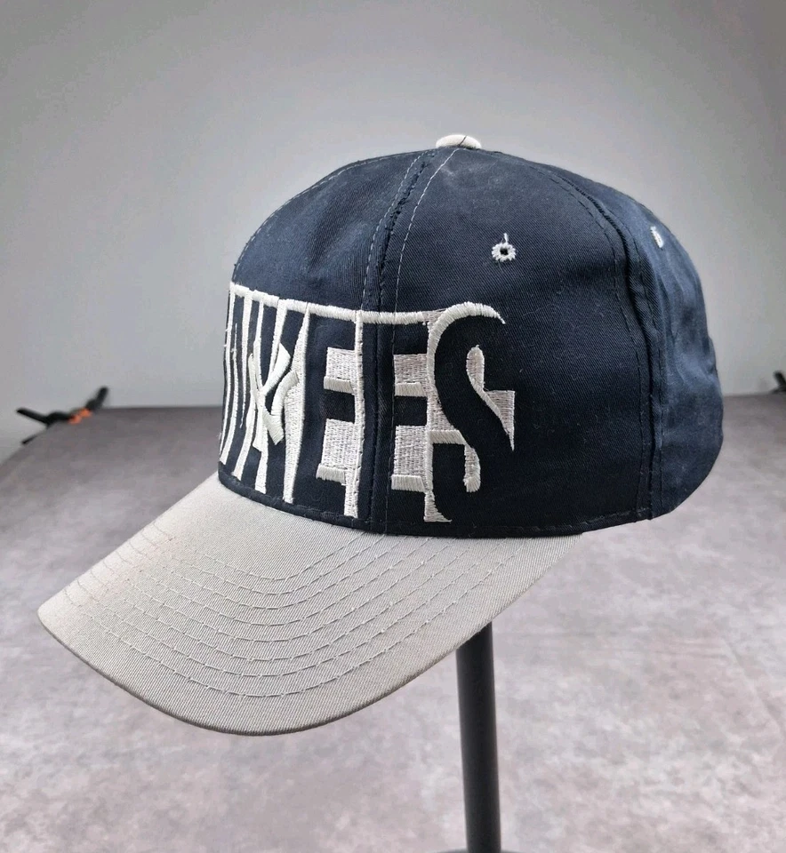 De colección New York Yankees Starter Tri Power Snapback Sombrero Raro Hechizo Años 90 MLB Foto 4 de 4
