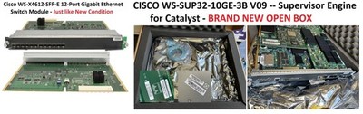 Cisco WS-X4612-SFP-E 12-Port Gigabit Ethernet Switch Module , CISCO WS-SUP32-10G