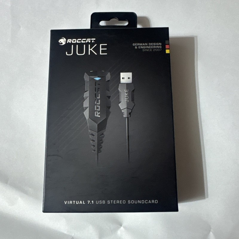ROCCAT Juke Model ROC-14-111-AM  7.1 Surround Soundcard & Headset Adapter NIB!