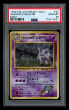 Sabrina's Gengar Pokemon 1999 Holo Gym Challenge Banned Card Japanese 094 PSA 10
