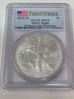 2014 (S) American Eagle 1 oz 999 Silver Coin PCGS MS 70 Early Releases TOP POP