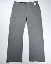 Wrangler All Terrain Gear ATG Pants Hiking Utility Stretch Gray Men's 38x30 NWT