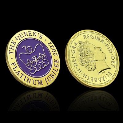 Queen s Platinum Jubilee 2022 Commemorative Coin Queen Elizabeth II Crown Coin
