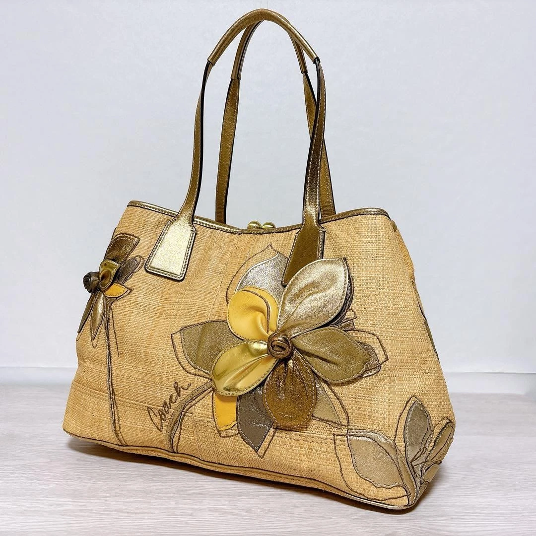 Coach Hampton Floral Straw Exterior Bags & Handbags for Women for