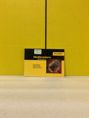 Fluke 688082 Multimeters 80 Series III Manual