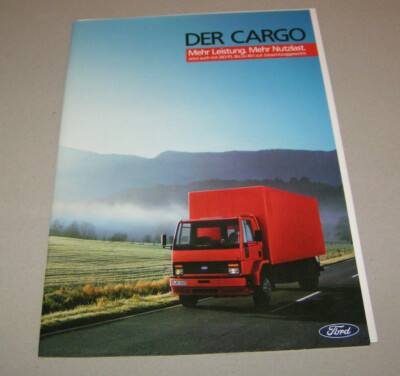 Prospekt / Broschüre Ford Cargo - Ford Truck - Ausgabe 1986