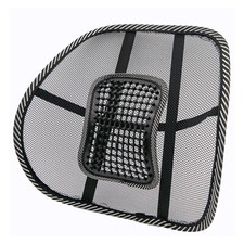 New Black Mesh Lumbar Back/Spine Support Comfortable Seat Cushion for Cars