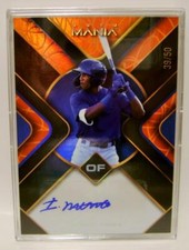 ISMAEL MENA #39 /50 AUTO BASEBALL WILD CARD AUTO MANIA 2023