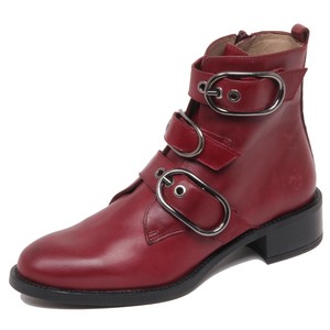 F5998 stivaletto donna red UNISA EDWINE-NE scarpe vintage effect boot shoe  woman | eBay