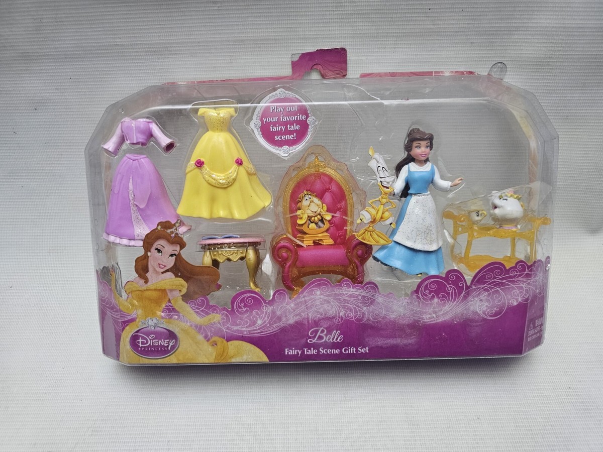 BELLE ELOUAGE 3点セット Disney Princess Belle Fairy Tale Scene Gift Set Mattel 2009 | eBay