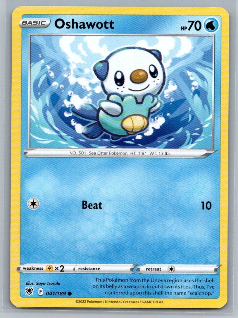 Oshawott 41/189 Astral Radiance Common Pokémon TCG 2022