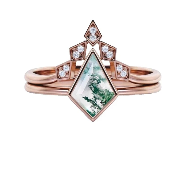 Piedra natural de Dedo Anillos de Moda