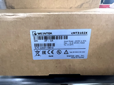 cMT3102X WEINTEK Operator Interface Touch Screen 10.1'' TFT Display