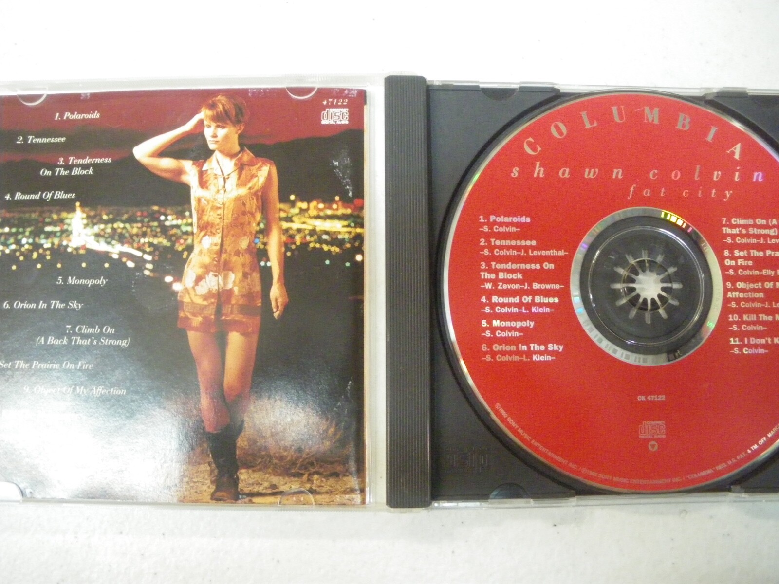 Shawn Colvin Fat City CD Signed Autographed eBay