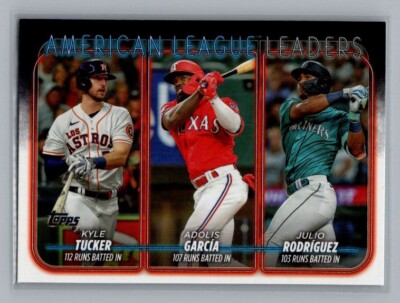 2024 A.L.L. Runs Batted In Tucker /García / Rodríguez#106 Topps 24-TTL-BBC #1