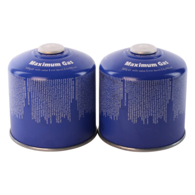 2 x 500g. Gas Kartusche MSF1a/ES-01 Schraubverschluss MaXimum 