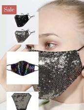 Fashion face mask with filter adjustable, washable,reusable  