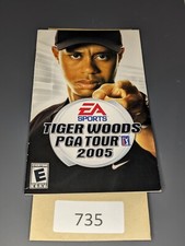 Tiger Woods PGA Tour 2005 Sony PlayStation 2, 2004  MANUAL ONLY 