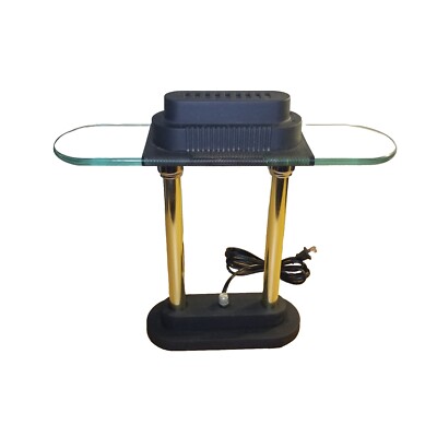 Vintage Robert Sonneman Halogen Desk Banker Lamp George Kovacs MCM 18x15x4.5