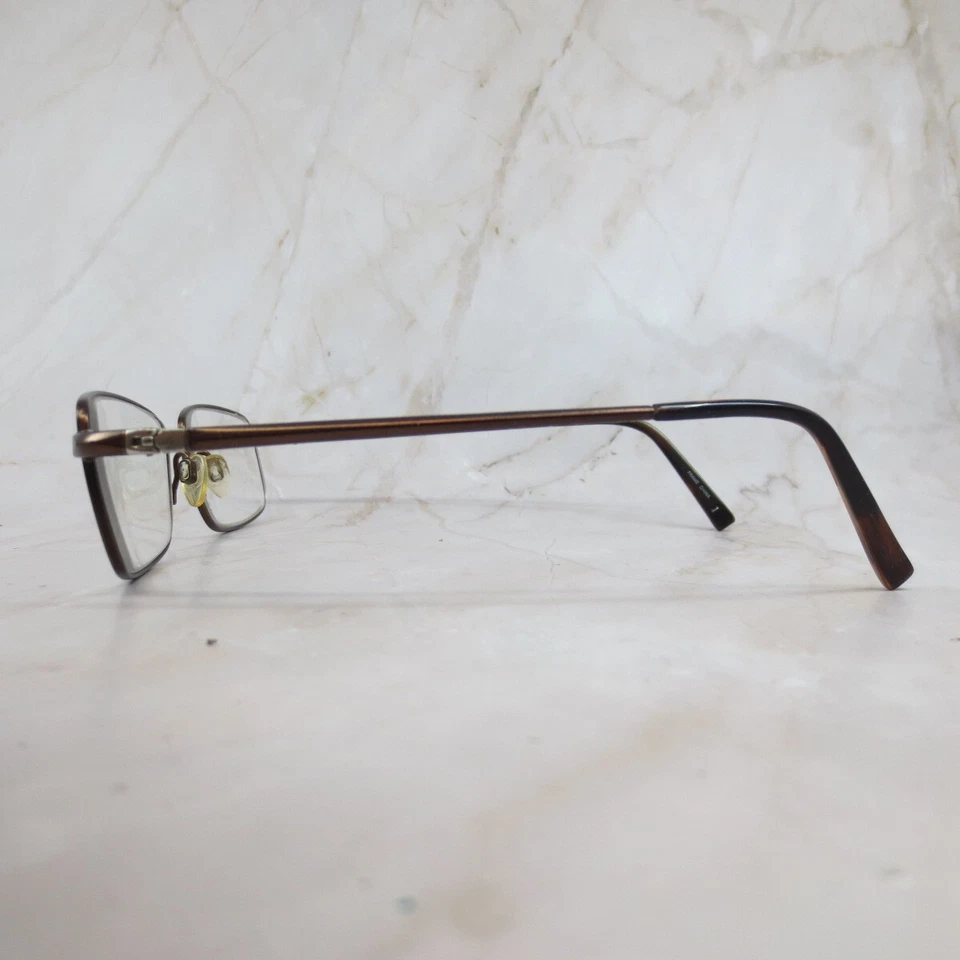 Easytwist Eyeglasses Frame Mod.872 Men Dark Brown Full Rim Rectangular 53-17-140 - Image 3 of 4