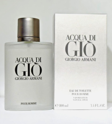 Giorgio Armani Acqua Di Gio Pour Homme Eau De Toilette 3.4oz 100ml Men's Spray