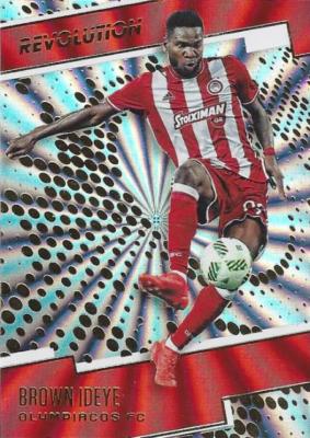 2017 Panini Revolution Soccer - Sunburst Parallel (Retail) Olympiacos FC 150-154