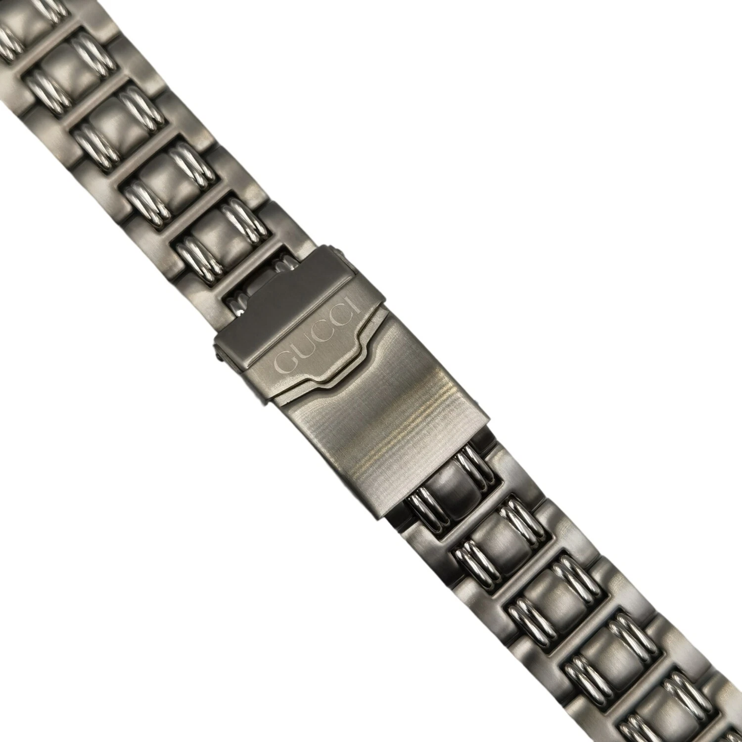 GUCCI   AUTHENTIQUE   NOS   BRACELET DE MONTRE EN ACIER 22 / 12 MM   9040   BRACELET