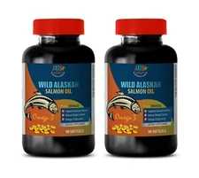 omega 3 fatty acids - ALASKAN SALMON OIL 2000MG - neuroprotective supplement 2B