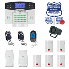 Wireless Burglar Alarm System Phone Line Auto Dialer US Home House Smart PSTN GQ
