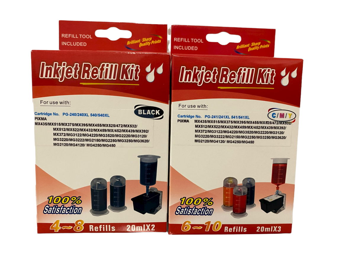 Red Ink Kit Inchiostro Ricarica Per Canon PG-30 40 50 CL-31 41 51 Ip1700 Canon 510 - Foto 1