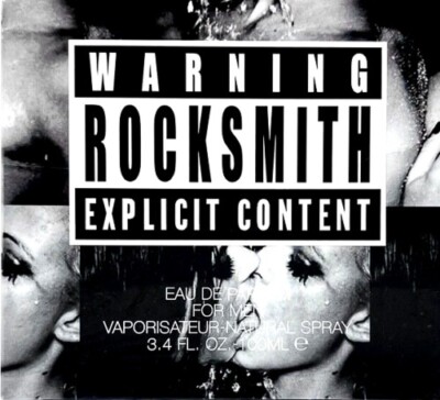 ROCKSMITH 'WARNING EXPLICIT CONTENT' Eau De Parfum Spray for Men 3.4 Oz / 100 ml