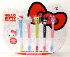 Hello Kitty and Friends Toothbrush Collection - Set Of 5 Brand New