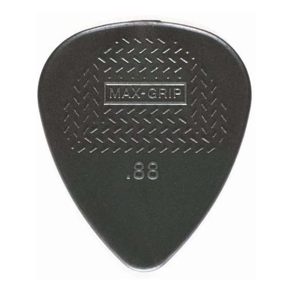 Dunlop 449P.88 Max-Grip Nylon Standard, Dark Gray, .88mm, 12/Player's Pack