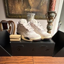 Jordan A Ma Mani re Air Jordan 4 Retro Fossil Stone Pewter FZ4810-200 Women's