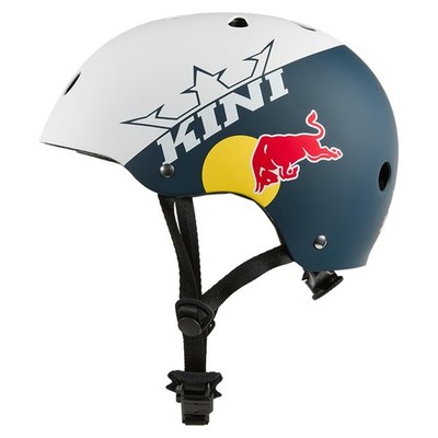 Kini Red Bull BB Fahrrad Helm 1.0 Blau Weiß L 58-64 cm Kopfschutz MTB Downhill
