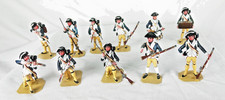 American Revolution 11 Continental Infantry Figures