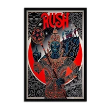 Rush December 21 2024 The Temples Of Syrinx Poster