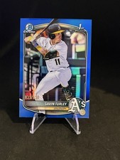 Gavin Turley 2025 Bowman Draft Chrome #BDC-28 Blue Refractor /150 (RC) Athletics