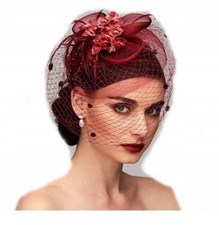 Fascinator Haarschmuck Hochzeitshaarreif Kopfschmuck Clip 1124