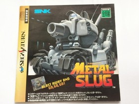 Metal Slug Sega Saturn SNK JAPAN NTSC-J w/Manual Tested Working Authentic