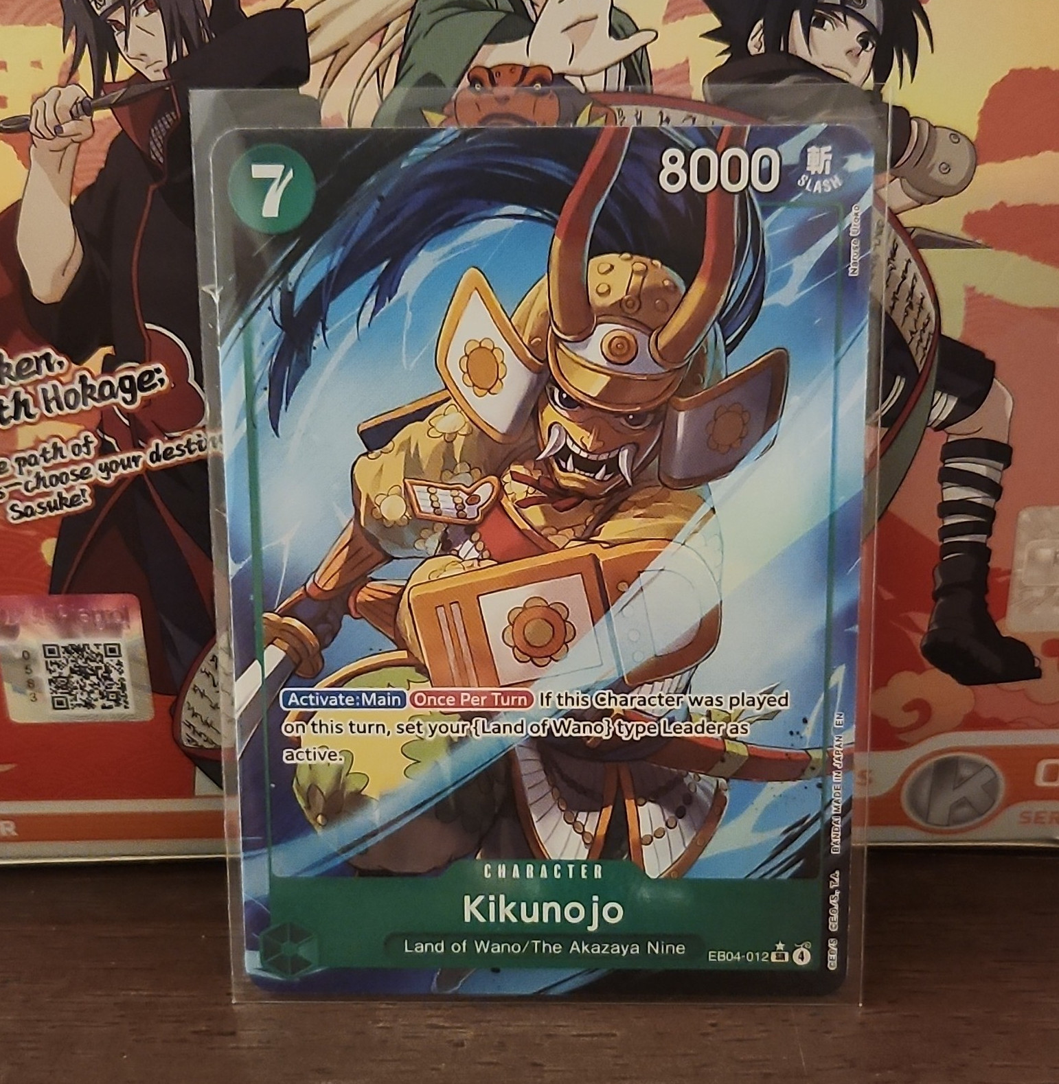 Bandai One Piece Kikunojo EB04-012 The Azure Sea's Seven Alt Art SR Foil EN