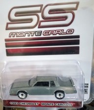 Greenlight 1985 Chevy Monte Carlo SS RAW Green Machine 1/64 Exclusive