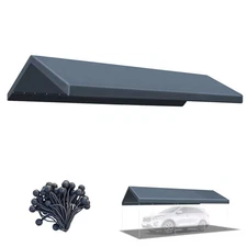 Upgraded Muliti Color Canopy ONLY 10'x20' Carport Canopy Outdoor Tent Garage .