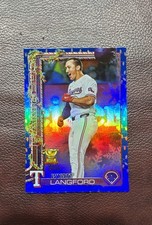 2025 Topps Holiday - Wyatt Langford #H87 Blue Holiday Lights