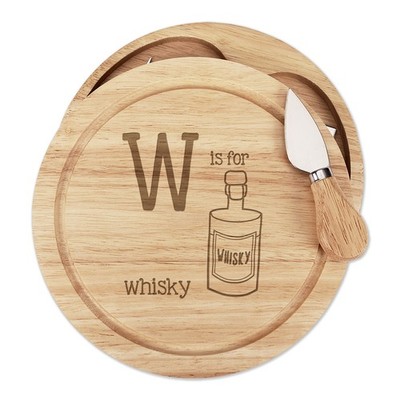 Letter W Is For Whisky Käsebrett Messer Set Lustig Whiskey Scotch