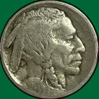 1913-D Type 1 Raised Ground Buffalo Nickel Very Good VG Coin #34656