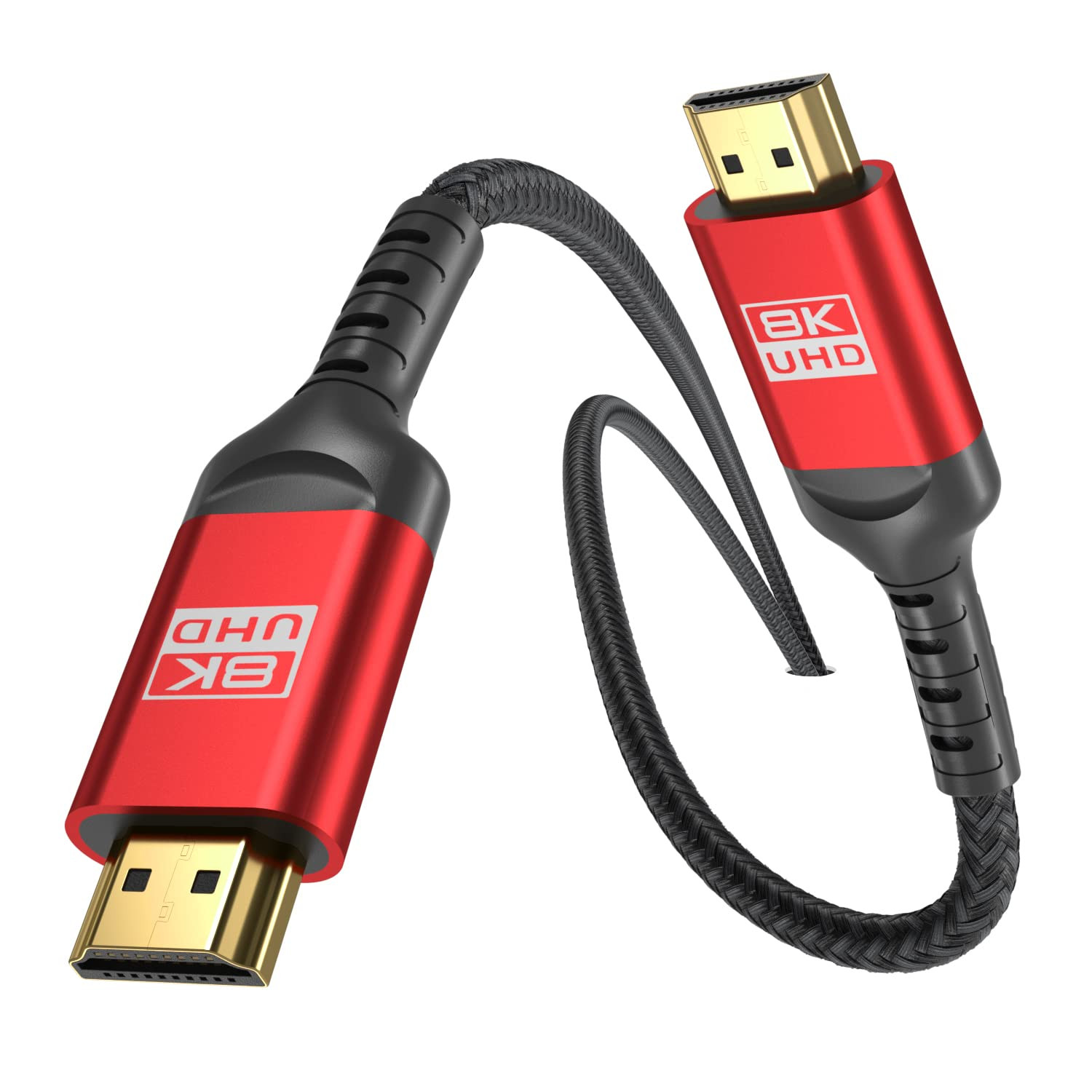 8K HDMI 2.1 Cable 5M, Ultra High Speed 48Gbps Braided HDMI Cord, Supports 8K@60H