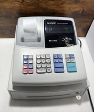 SHARP XE-A102 ELECTRONIC CASH REGISTER  KEYS INCLUDED * For Parts / Repair*