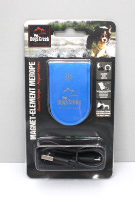 Magnetblinker von Dogs Creek eignet sich für Hund & Halter Blau mit Ladekabel