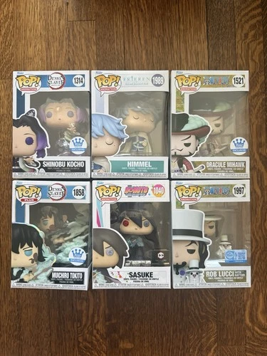 Funko Pop! Demon Slayer Shinobu Kocho #1314 Lot Tokito 1858 Mihawk 1521 Luci